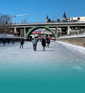 Skating on the Rideau Canal